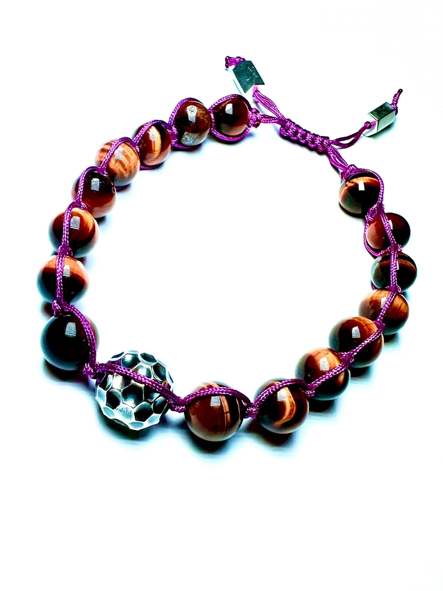 パワーストーン　イギリス Power stone bracelet (Tiger eye) – HORIZUMI SILVER JEWELRY