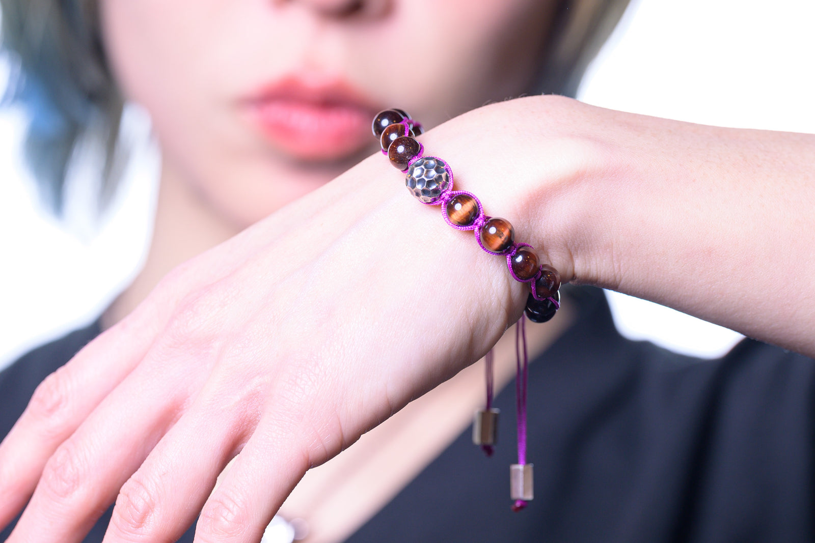 パワーストーン　イギリス Power stone bracelet (Tiger eye) – HORIZUMI SILVER JEWELRY